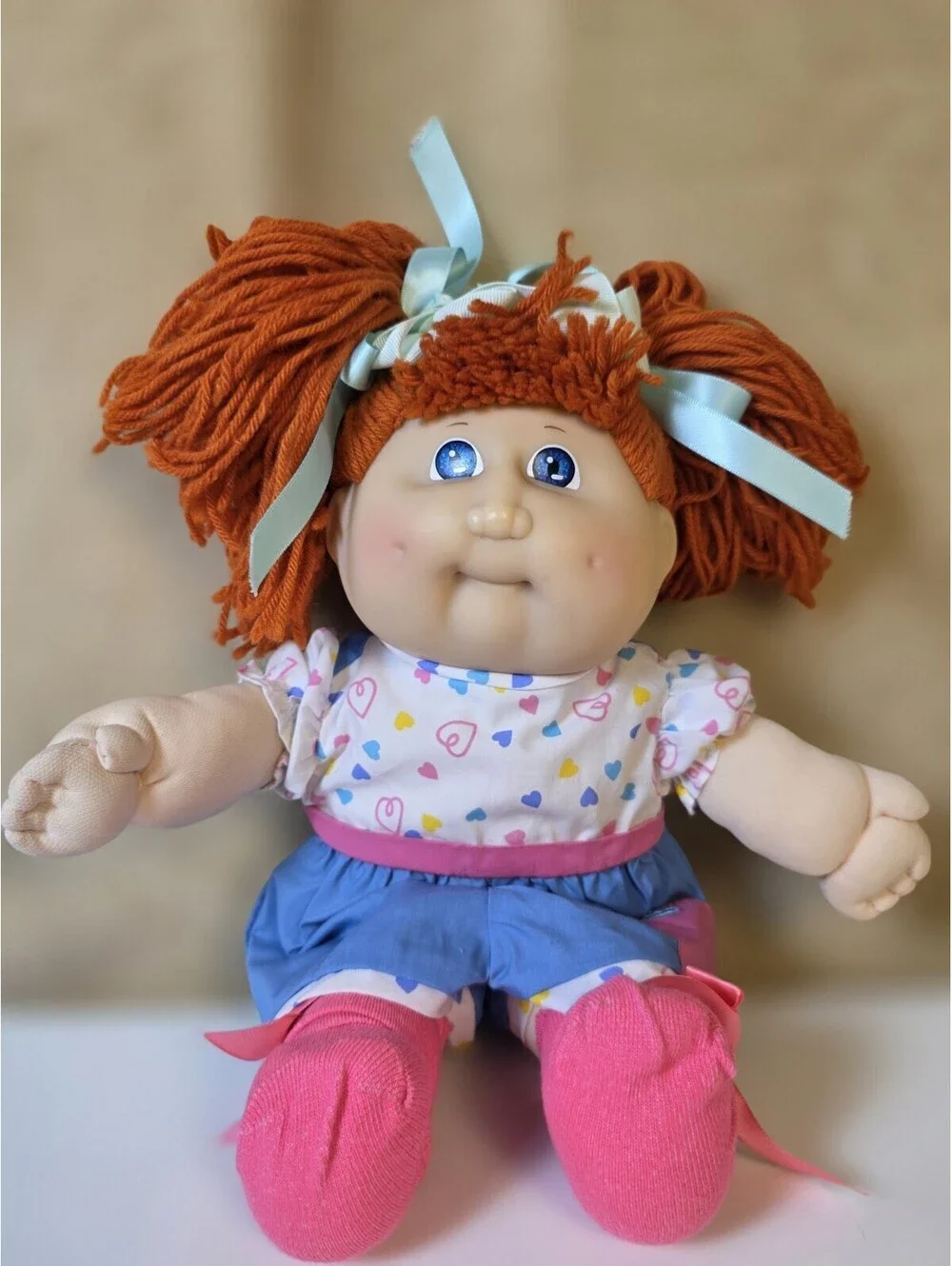 Cabbage Patch Girl Doll Red Hair Blue Eyes 12